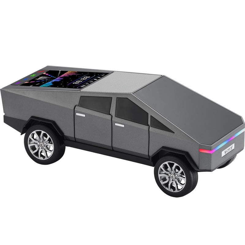 WS580 pickup truck model car mounted Bluetooth speaker - supports wireless Bluetooth connection - TypeC charging USB flash drive TF card playback/high quality heavy bass