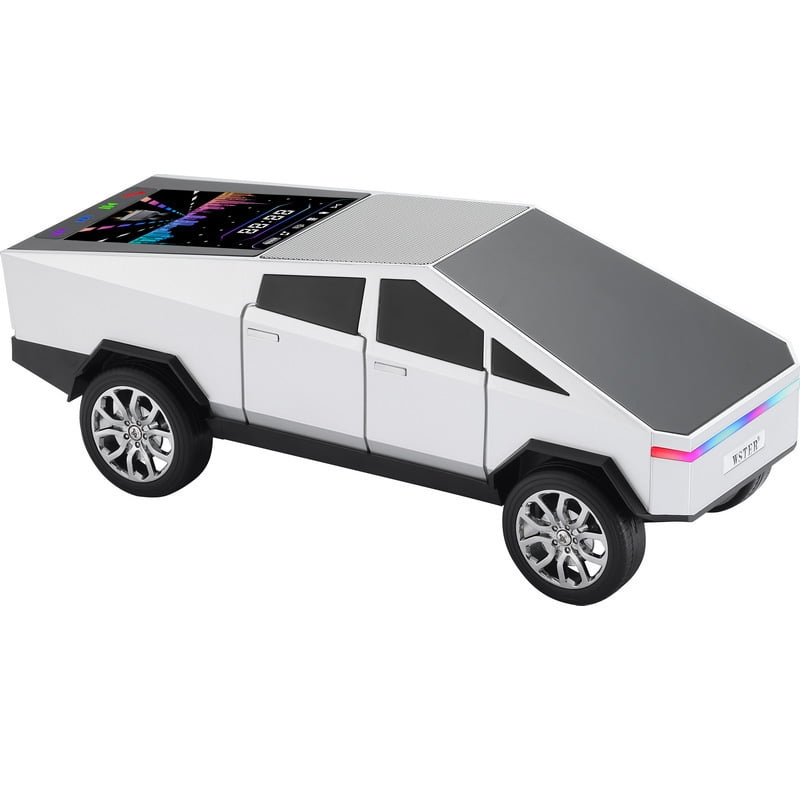 WS580 pickup truck model car mounted Bluetooth speaker - supports wireless Bluetooth connection - TypeC charging USB flash drive TF card playback/high quality heavy bass