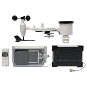 WS6006 Professional 4G Cellular Weather Station with WS69 Outdoor 7 in 1 Solar Powered Sensor and WN31 Indoor Temperature & Humidity Sensor