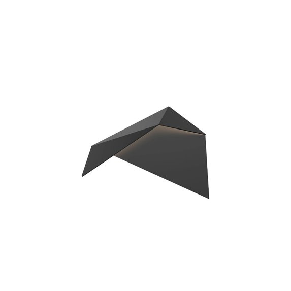WS70410-BK-Kuzco Lighting-Taro - 8W LED Wall Sconce-8 Inches Tall and 10.38 Inches Wide-Black Finish