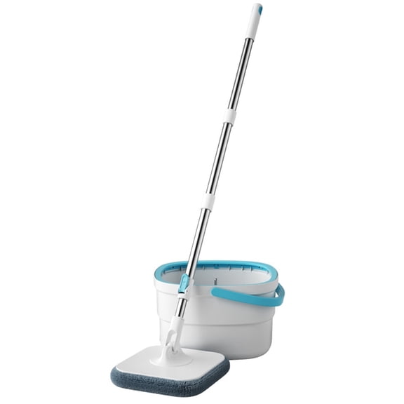 WSBArt 1Set Clean and Dirty Separation Hand Wash Free Mop Bucket Lazy Mop Floor Scrubber Household Rotating Mop