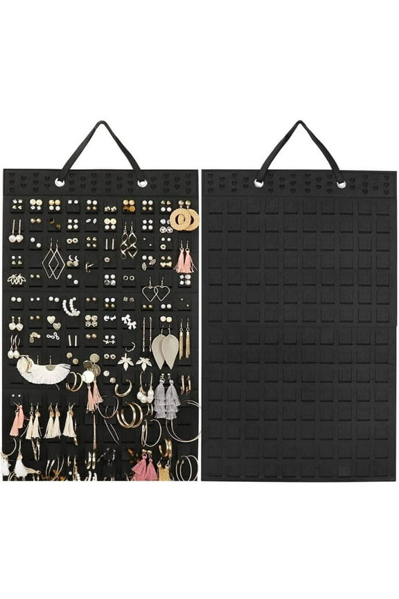 Hanging Earrings Organizer Holder, Holds Up To 300 Pairs, Earring Hanger Wall Mount Hanging Jewelry Display Organizer for Women Girls