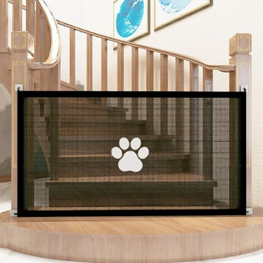 WSBArt Portable Baby Gate, Mesh Gate for Dogs Kids or Pets, Mesh Safety Gate for Doorways, Stairs, Hallways, Indoor/Outdoor Use, 43"W x 30"H/ 70"W x 30"H
