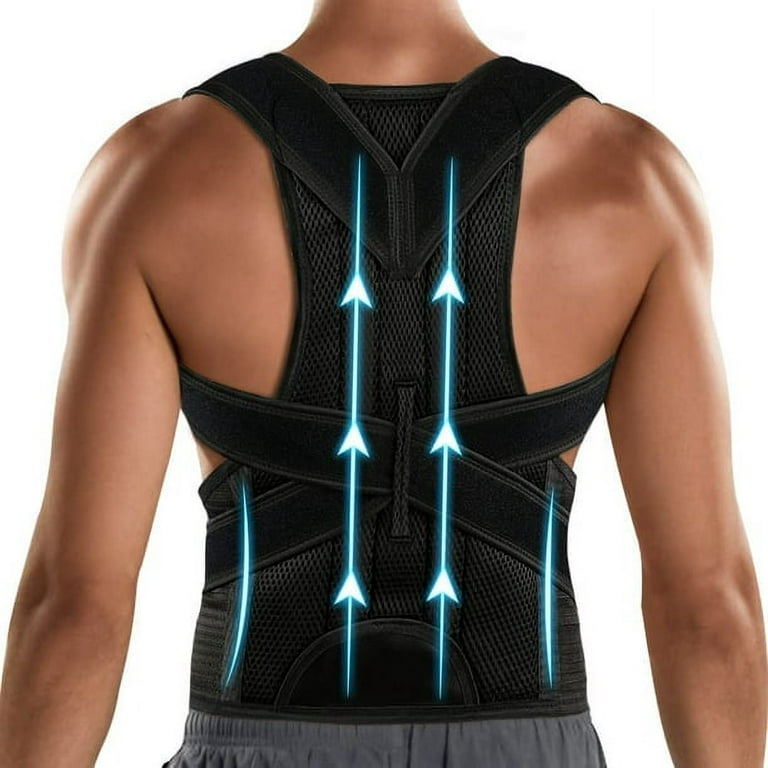 WSBArt Posture Corrector for Men & Women - Back Brace for Lumbar Support  and Upright - Breathable Back Straightener - Posture Improve and Neck,  Back