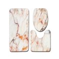 thumbnail image 1 of WSBDENLK Bath Rugs Bathroom Rugs and Mats 3 Piece Set Marble Rugs for Bathroom Toilet Carpet Set Non-Slip Bath Mat for Bathroom Floor Bathroom Rugs Sets 3, Soft, High Water Absorption, 1 of 1