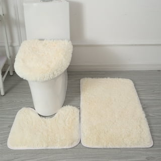 HOME WEAVERS INC Classy Bathmat Beige Cotton 3-Piece Bath Rug Set  BCL3PC172021LI - The Home Depot