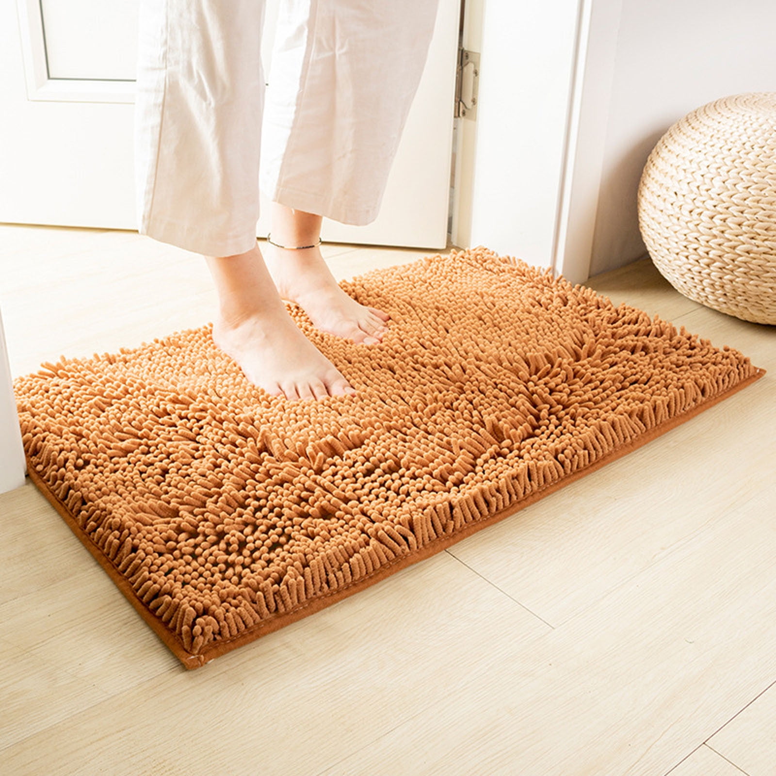Banilla Bathroom Rugs, Extra Soft Double Thickness Microfibre, Super  Absorbent with Non Slip Rubber Backing, Quick Drying, Machine Washable Bath  Mats