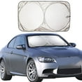 thumbnail image 1 of WSBDENLK Car Sun Shades for Front Car Black-Out Curtains Coated Cloth Double Memory Steel Ring Car Curtains Reflector Block with Storage Bag Car Shade Front Windshield Parasol Para Parabrisas, 1 of 3