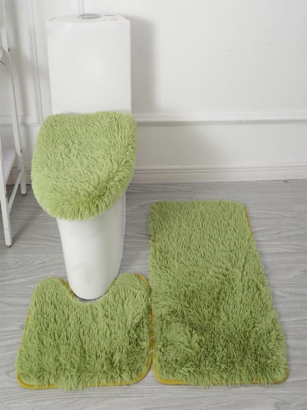 WSBDENLK Clearance Rugs 3Piece Bathroom Carpet, Super Soft Non Slip