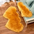 thumbnail image 1 of WSBDENLK Clearance Rugs Wool Imitation Sheepskin Rugs Faux Non Slip Bedroom Shaggy Carpet Mats Clearance and Rollback, 1 of 2