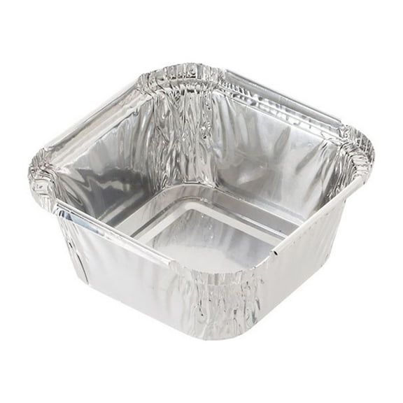 WSBDENLK Foil Pans with Lids Aluminum Pans with Covers Disposable Food Containers 20Pcs Disposable Aluminum Pans for Cooking, Baking, Roasting