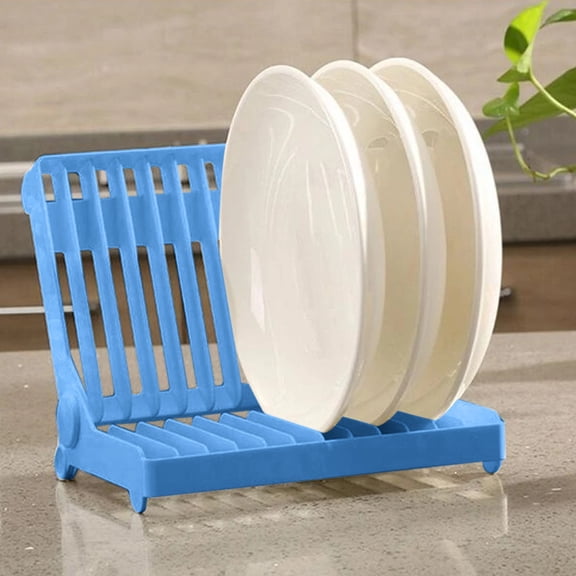 WSBDENLK Foldable Dish Drying Rack Organizer Drainer Plastic Storage Holder Kitchen Drainage Basket Sink Strainer Sink Basket