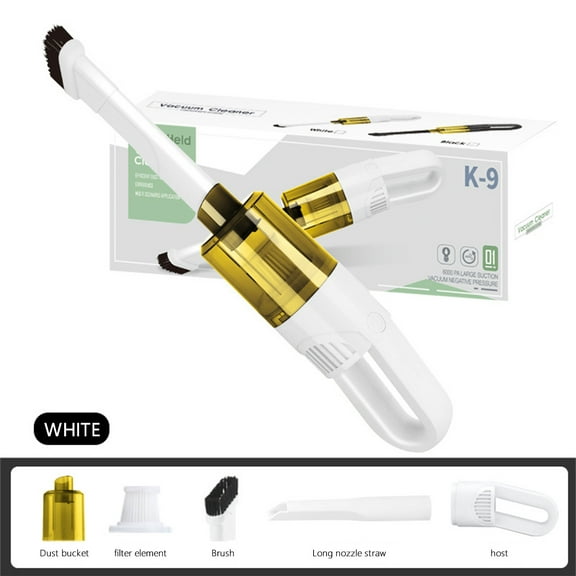 WSBDENLK Handheld Vacuum, Car Vacuum Cleaner Cordless Strong Suction and High Power, Small Vacuum Cleaner for Pet, Hair, Home and Car Cleaning Vacuum Cleaners for Home Cordless Vacuum Cleaner