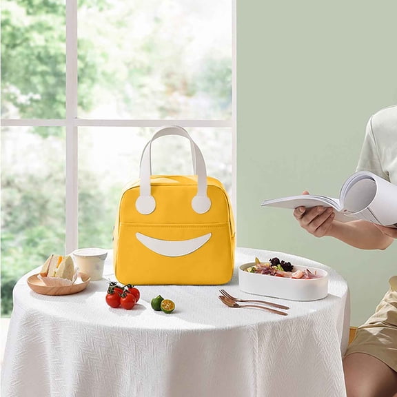 WSBDENLK Insulation Large Capacity Thickening Aluminum Foil Portable Lunchbento Bag Storage Bag Lunch Bag Double Bento Box Bag Insulated Bento Box Bag