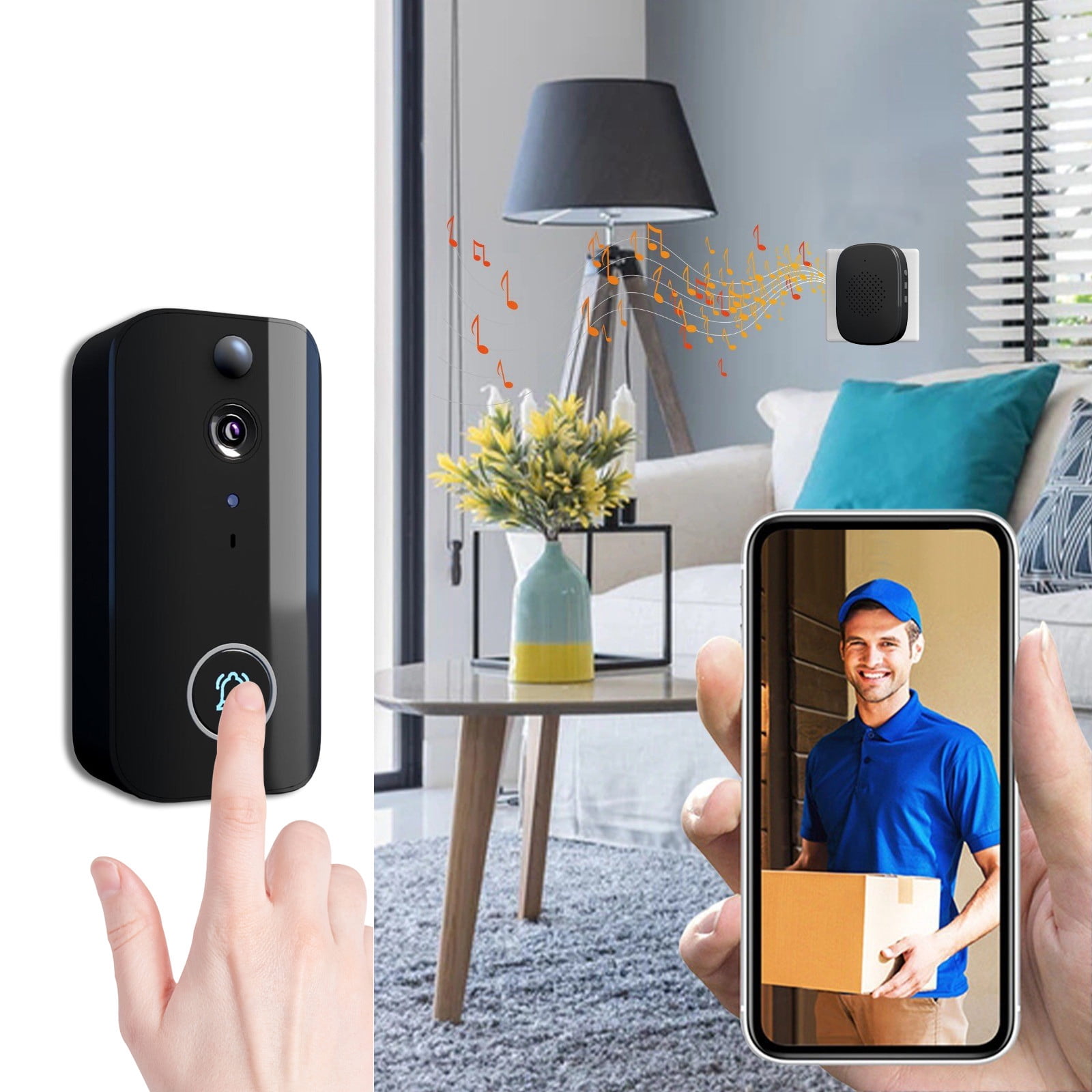 WSBDENLK Intelligent Visual Doorbell Home Monitoring Video
