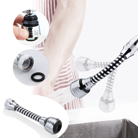 WSBDENLK Kitchen Supplies Household Kitchen Faucet Splash Head Booster Bubbler Vegetable Basin Faucet Water-Saving Hose Shower