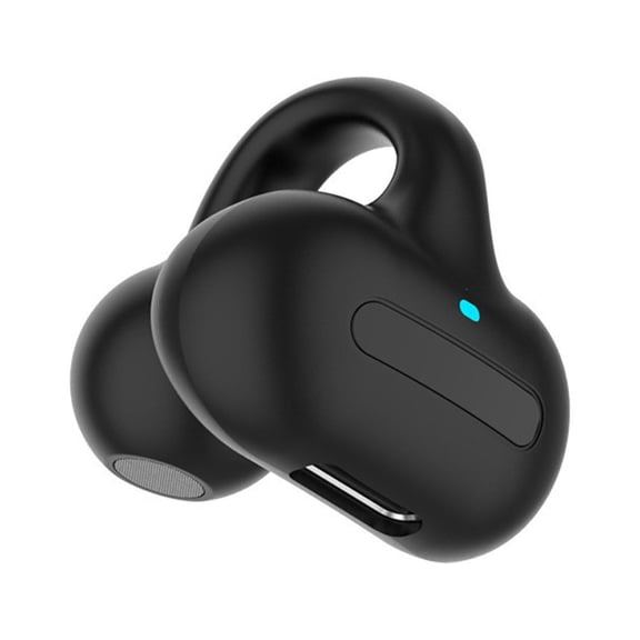 WSBDENLK M-S8 Earclip Bluetooth Earphones New Earclip Wireless Stereo Single Ear Conduction, Large Capacity Earphones Wireless Earbuds with Mic for Tv Smart Phone Computer Laptop