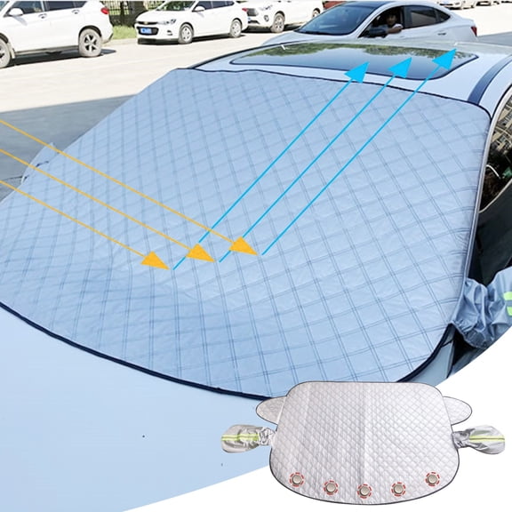 WSBDENLK with Magnetism Car Sunshade Front Sunscreen thermal Insulation Umbrella Snow Shield Prevention Car Hood Curtain Shield Sun Shield Sun Shield Car Shade Front Windshield