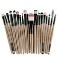 thumbnail image 1 of WSBDENLK Makeup Brushes, 20 Pcs Makeup Brush Set Tools Make-Up Toiletry Kit Wool Makeup Brush Set for Beginners Eyebrow Eyeliner Blush Cosmetic Concealer Brushes, 1 of 1
