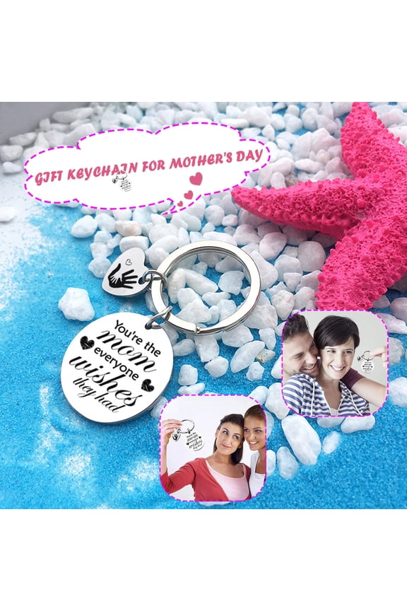 Mother Daughter Gift Keyring Keychain Mum Keyring Daughter Key Mother'S Day Mothers Day Decorations Mothers Day Gifts