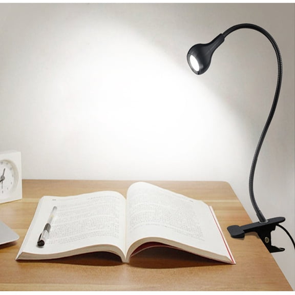 WSBDENLK Flexible Led Table Lamp Usb Desk Holder Clip Bed Study Reading Book Feeding Bulb Desk Lamp with Usb Port