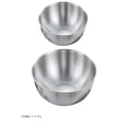 thumbnail image 1 of WSBDENLK Rust Steel Thickened Multi-Functional Meal Prep Bowls Stainless Steel Mixing Bowls Set, Home, Refrigerator, and Kitchen Food Storage Organizers, Metal Kitchen Bowls Mixing Bowls Set 2 Pcs, 1 of 4