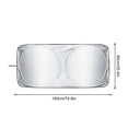 thumbnail image 1 of WSBDENLK Summer Car Sunshade Front Glass Heat Insulation Sunshade Curtain Car Double Circle Sunshade Car Sun Screens for Front Windshield Parasol Para Parabrisas, 1 of 2