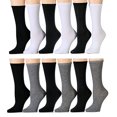 thumbnail image 1 of WSD Womens Value Pack Printed Crew Socks Many Colors, Soft Touch Fun Prints (Pack I), 1 of 4