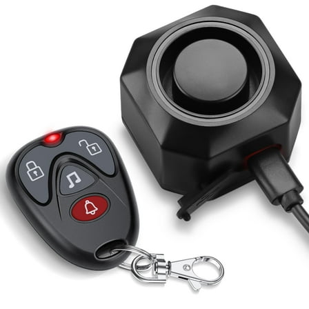 WSDCAM Wireless Vehicle Security Alarm System Anti Theft Vibration Motion Sensor Alarm Rechargeable for Car Trailer Motorcycle Scooter Ebike