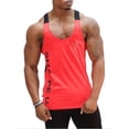 thumbnail image 1 of WSEVYPO Men's Athletic Stringer Gym Muscle Workout Racerback Fitness Tank Tops, 1 of 6