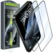 WSKEN for iPhone 16 Pro Max 6.7 inch Screen Protector,[Zero Bubble] [Full Coverage] Diamond HD Tempered Glass ,2 Pack