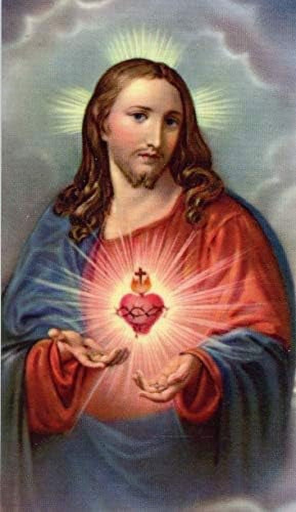 WSLHFEO The Twelve Promises Of The Sacred Heart Of Jesus Holy Card ...