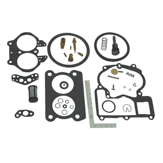 WSM Carburetor Kit: Mercruiser Alpha / Bravo 2BBL - 600-244, 3302-804845, 3302-9