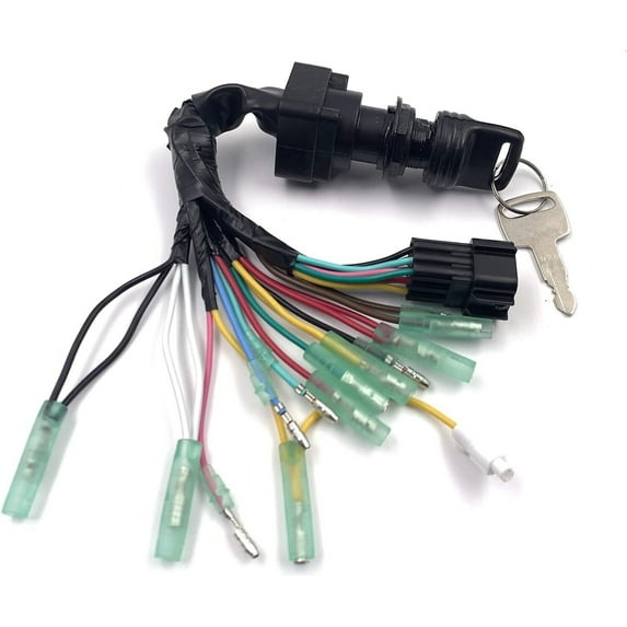 WSM IGNITION SWITCH YAMAHA 25 - 115 HP 4 STROKE - 362-303, 6X4-82510-21-00