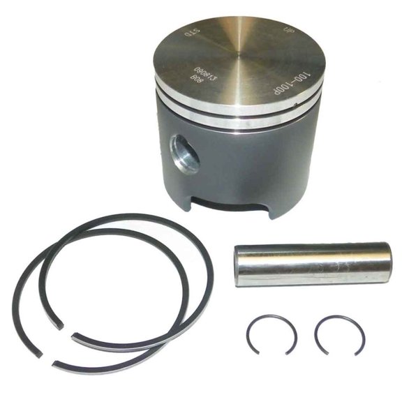 WSM Piston Kit For Johnson / Evinrude 28 - 60 Hp 2 Cylinder 80-05 .010 Over