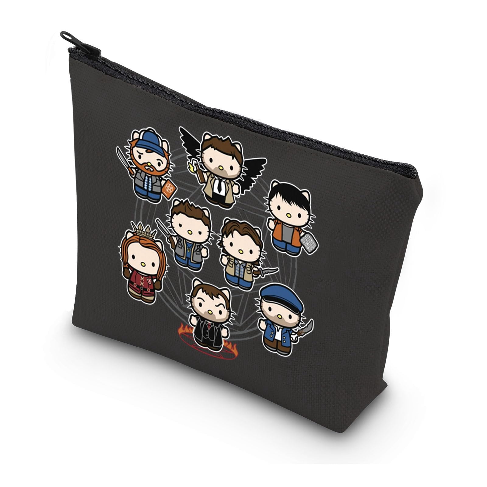 G2TUP Winchester Halloween Make-up-Tasche – Lustiges Fan-Zubehör, 23x17 Cm, Canvas, 3D-Druck