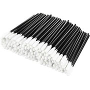 WSNIJFU 200 Pieces Foam Swab Cleaning Swab Foam Tips Sponge Stick for Inkjet Printer Print Head Camera Optical Lens Optical Equipment Black,9.3 cm