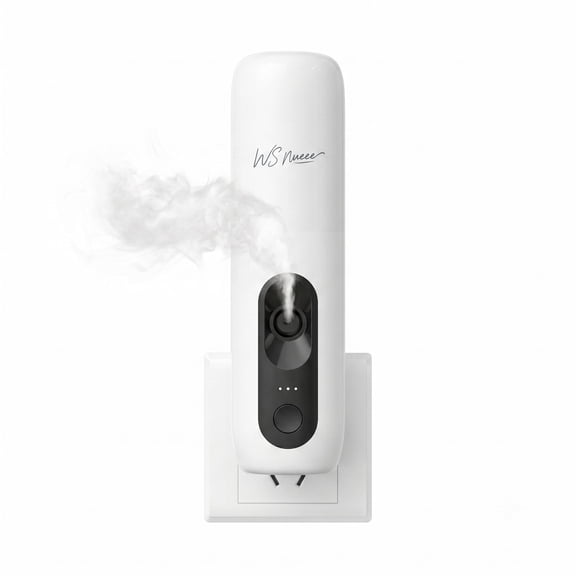 WSNUEEE Waterless Plug-in Diffuser, 25dB Quiet, Easy Button for Pure Oil