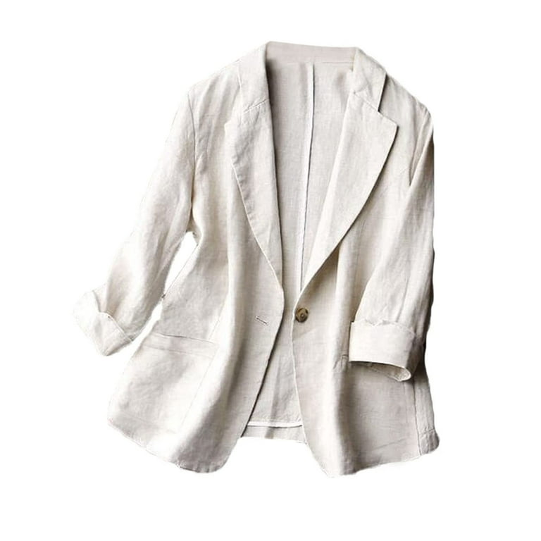 Long linen hotsell jackets for womens