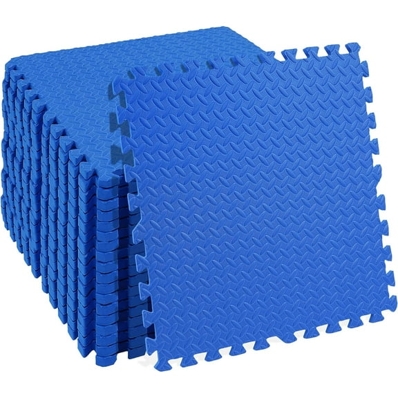 Philosophy Gym Pack of 12 Exercise Flooring Mats - 12 x 12 Inch Foam ...