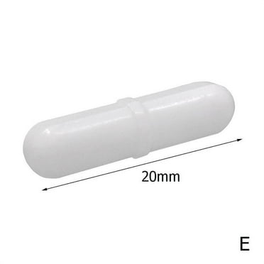 WSRRDRECVHi Mixed Size PTFE Magnetic Stirrer Mixer Stir Bar White CL C