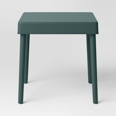 WSSYzyzf Solid Wood Dining Table, Modern Small Dining Table, Square Farmhouse Kitchen Table, Cafe Table for Living Room Dining Room, Easy Assembly, Green