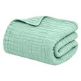 Sofa Layering WSSZL 6-Layer Cotton Gauze Blanket, Soft Breathable Muslin Blanket ...