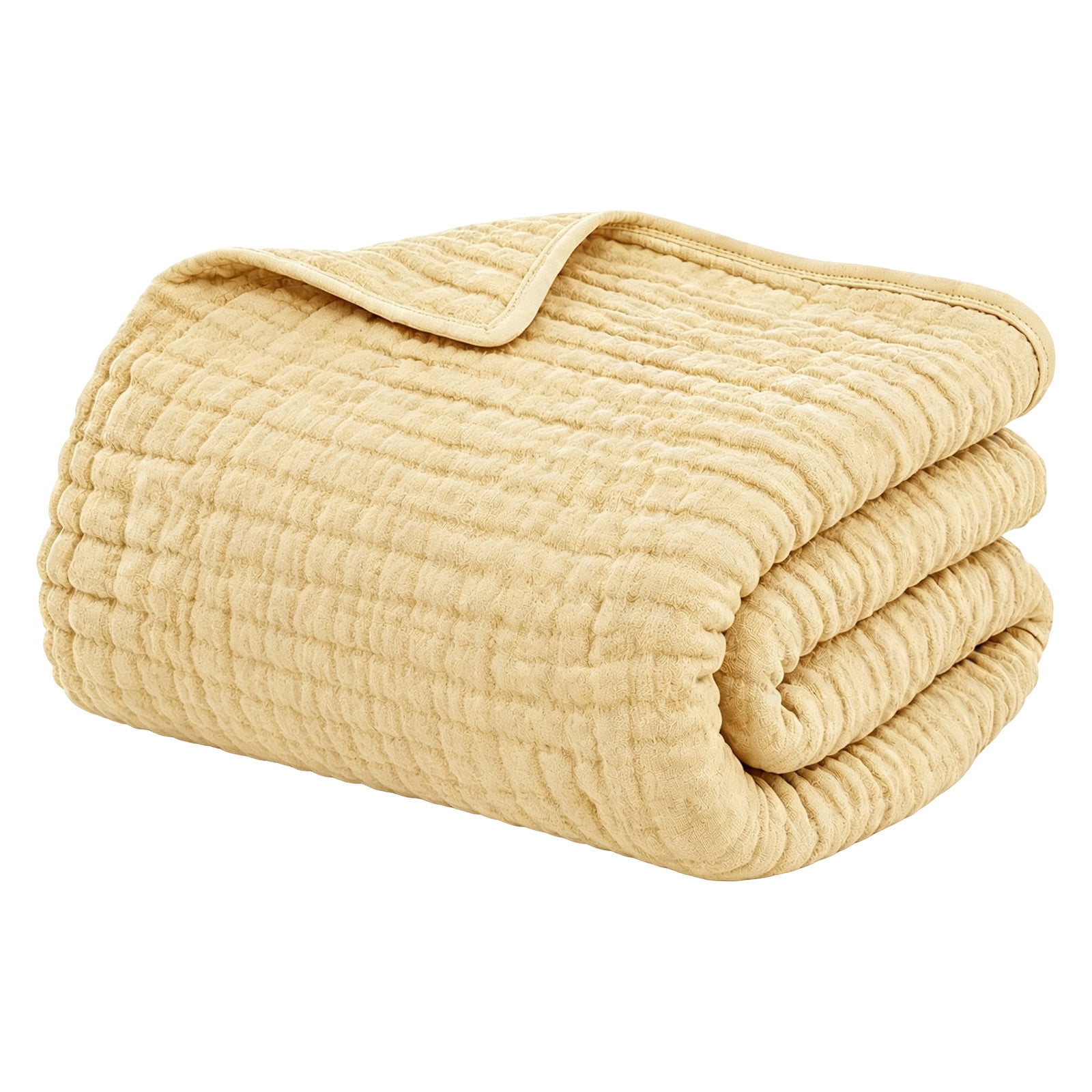 Sofa Layering WSSZL 6-Layer Cotton Gauze Blanket, Soft Breathable Muslin Blanket ...