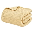 Sofa Layering WSSZL 6-Layer Cotton Gauze Blanket, Soft Breathable Muslin Blanket ...