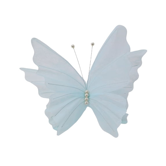 WSSZL Handmade Large 3D Paper Butterfly Wall Decor, Lightweight Realistic Ornament, Wedding Party Background Decoration, Retail Window Display Prop,Blue