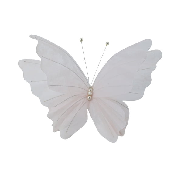 WSSZL Handmade Large 3D Paper Butterfly Wall Decor, Lightweight Realistic Ornament, Wedding Party Background Decoration, Retail Window Display Prop,Pink