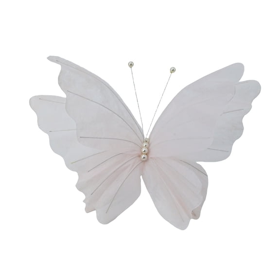 WSSZL Handmade Large 3D Paper Butterfly Wall Decor, Lightweight Realistic Ornament, Wedding Party Background Decoration, Retail Window Display Prop,Pink