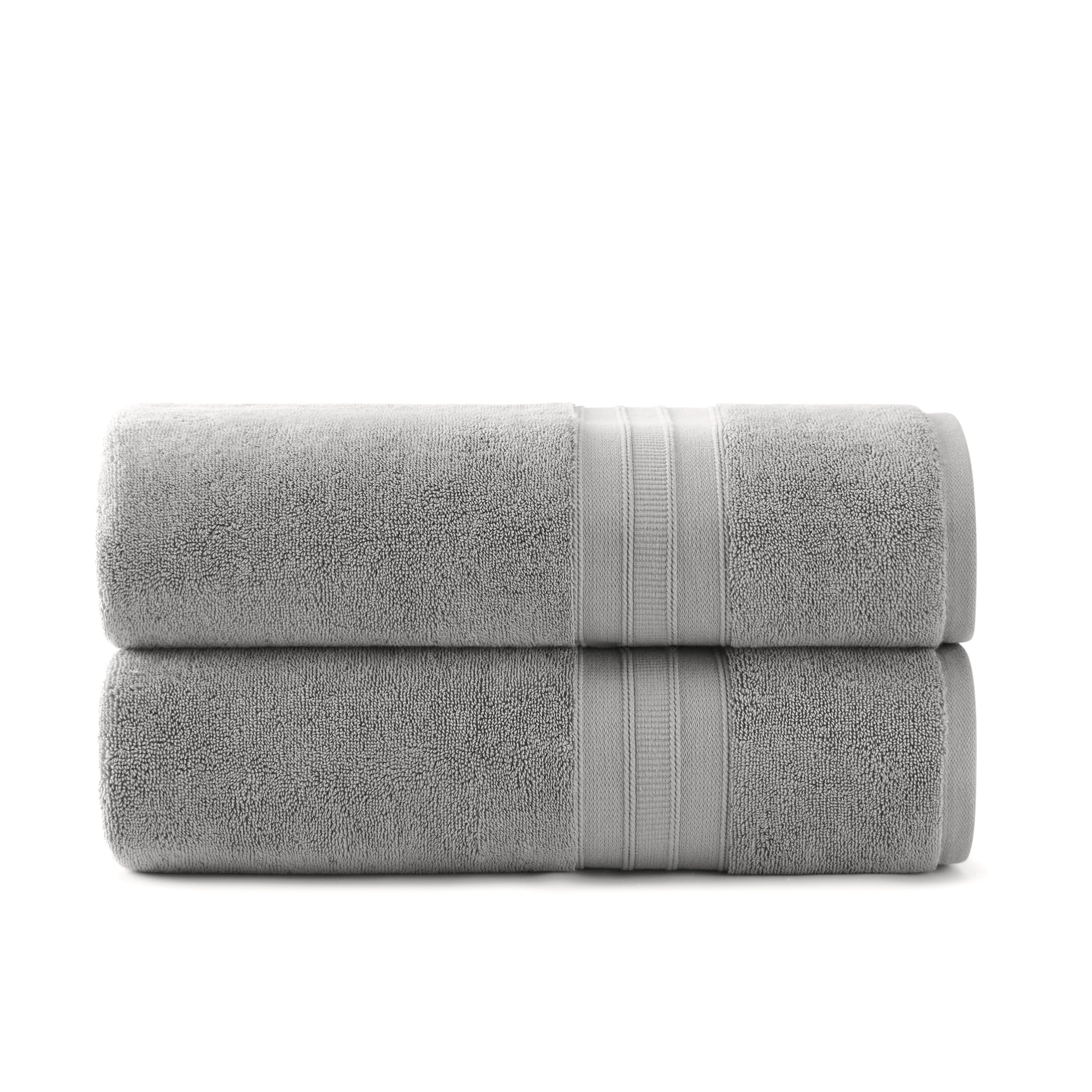 Wamsutta 1846 Luxury Solid Bath Sheet 2 Piece Set, Grey