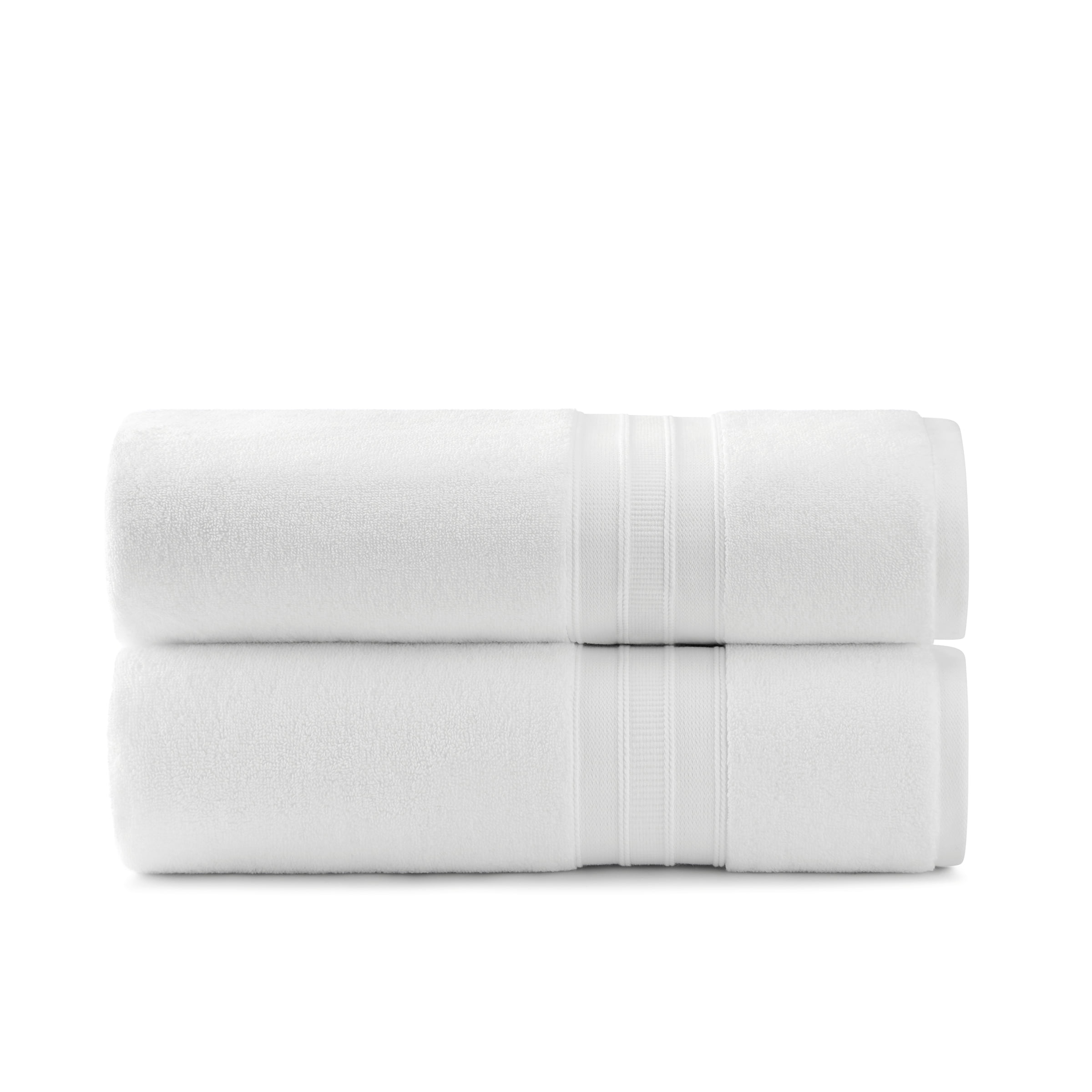 Wamsutta 1846 Luxury Solid Bath Sheet 2 Piece Set, White